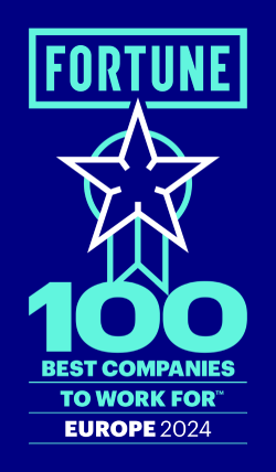 Fortune 100 Best Companies Europe 2024 List Badge